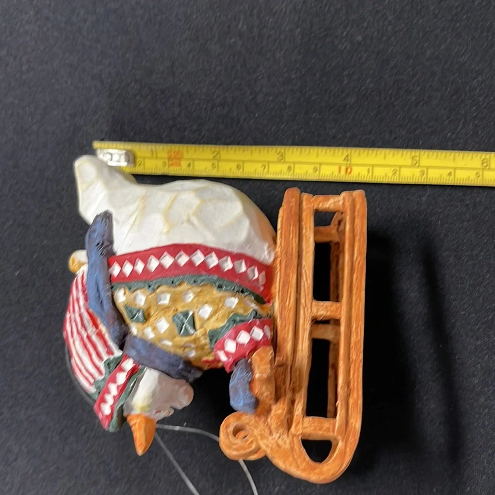 Department 56 Sledding Snowman Christmas Ornament